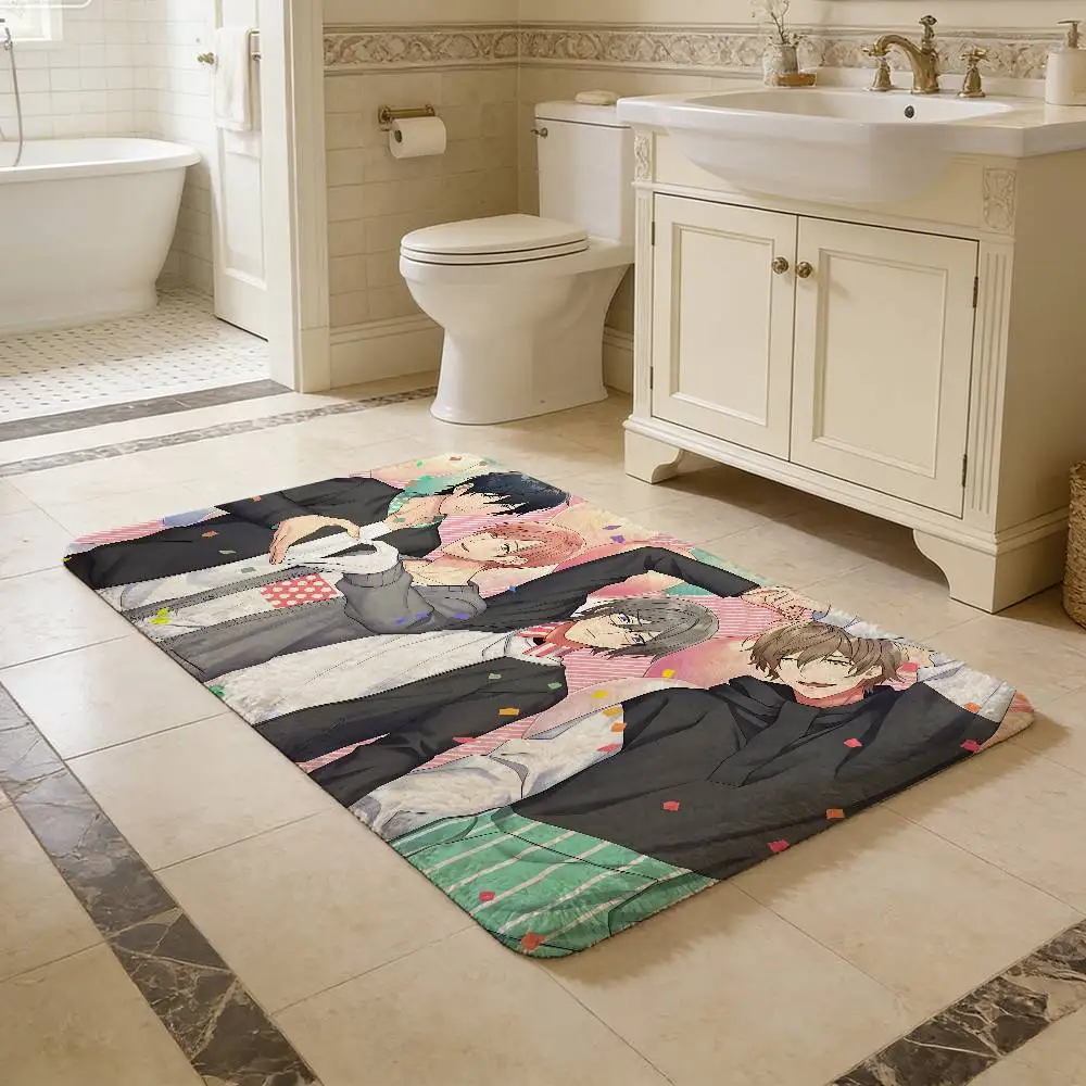 Anime T-Ten CountS Kitchen Mat Kids Room Bedroom Decoration Balcony Anti-Slip Doormat Living Room Alfombra