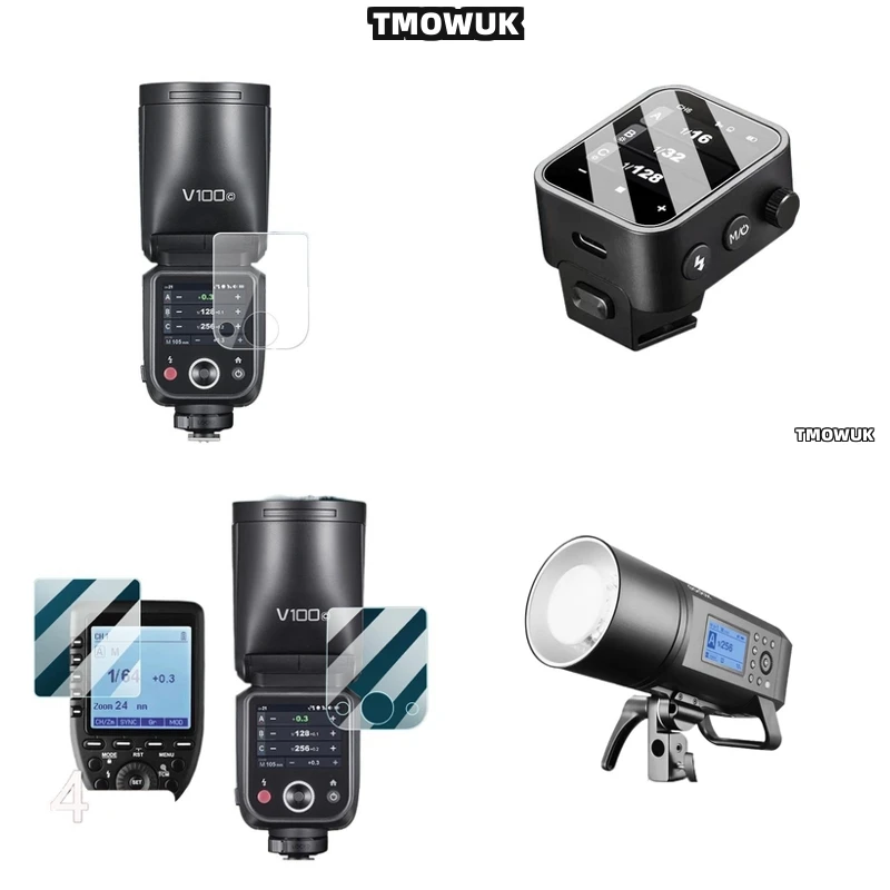 

For Godox X3 V100 V1 Pro AD600BM V860 III V850 III TT685 II V480 - Professional - Grade Tempered Glass Flash Light Protector