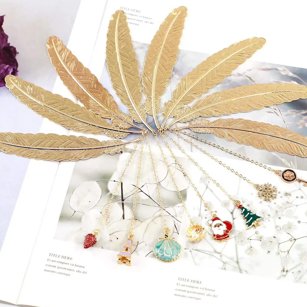 1pc Creative Metal Bookmark Eco-Friendly Gift For Readers Writers Graduates Chinese Style Bookmarks Page