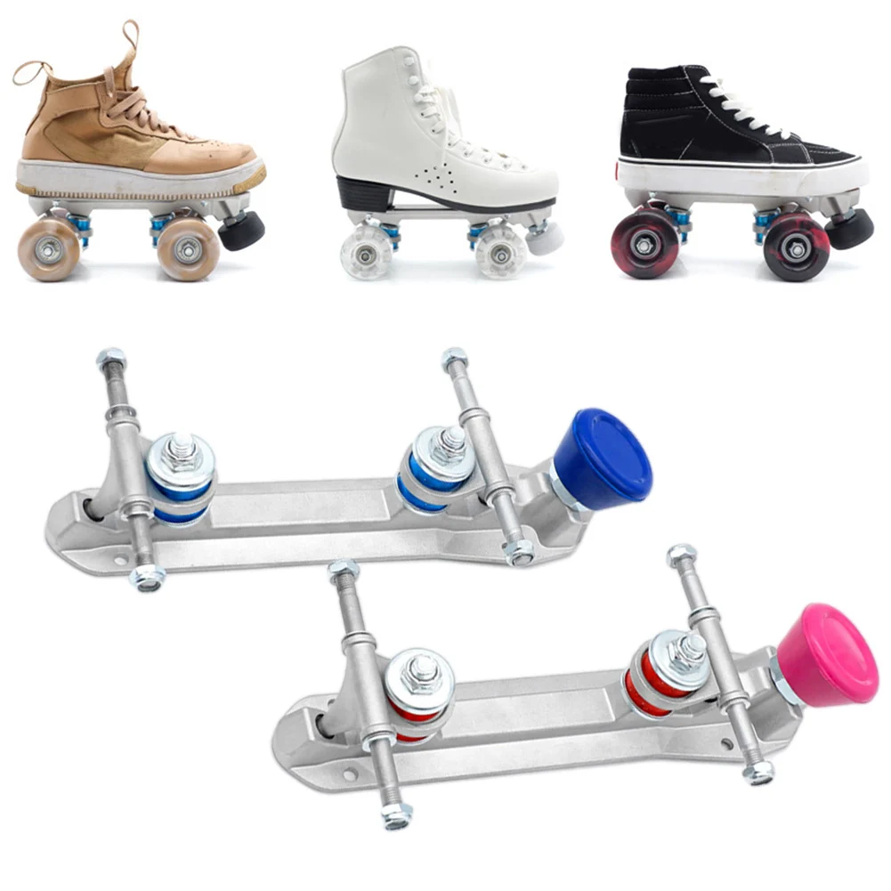 

1Pair Roller Skating Plate Aluminum AlloyQuad Roller Skate Platesm Wheel Truck Scooter Parts & Accessories
