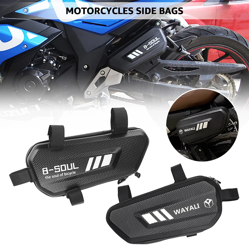 For Husqvarna Svartpilen 125 200 250 401 701 Motorcycle Accessories Side Bag Tool Bags Waterproof Saddle Pack Frame Storage Bags