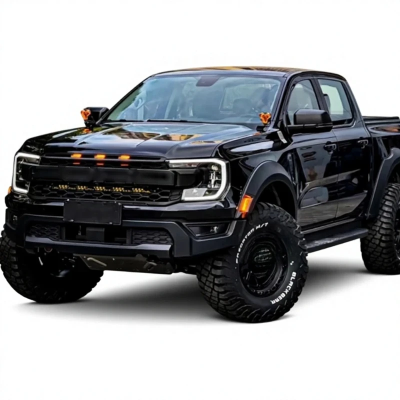 High Quality 4X4 Pickup Wide Body Kit Front Bumper Grille Flar Off Road Exterior Modified Accsori