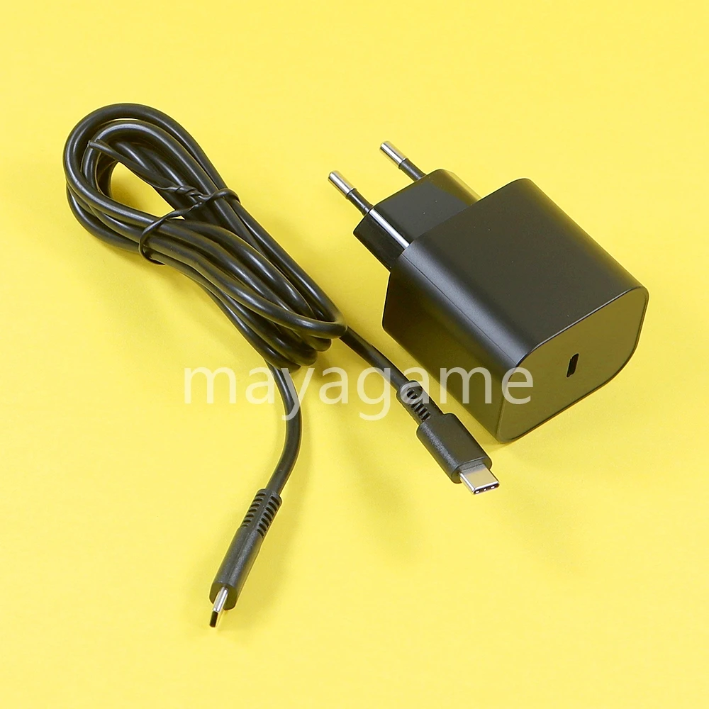 1pc EU/US/UK Stecker AC Adapter Schnelle Ladegerät Für NS Schalter 2 Spielkonsole 60W lade Typ-C USB Netzteil Wand Ladegerät