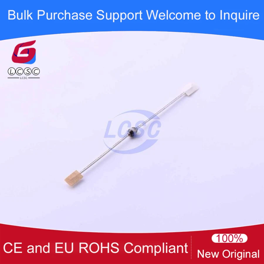 10Pcs/Original BY203-20STAP Fast Avalanche Sinterglass Diode 2.4V 200mA 2kV 250mA Through Hole SOD-57