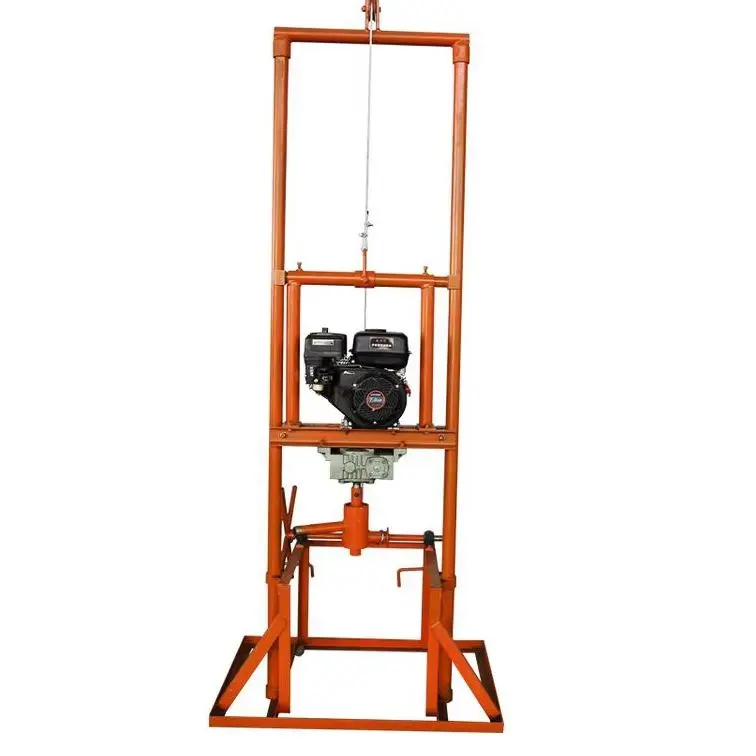 

Индивидуальная легкая мини-буровая установка для водяных скважин, бензиновая/дизельная, 80 м, малогабаритная портативная ручная буровая установка, хит продаж для использования в сельской местности