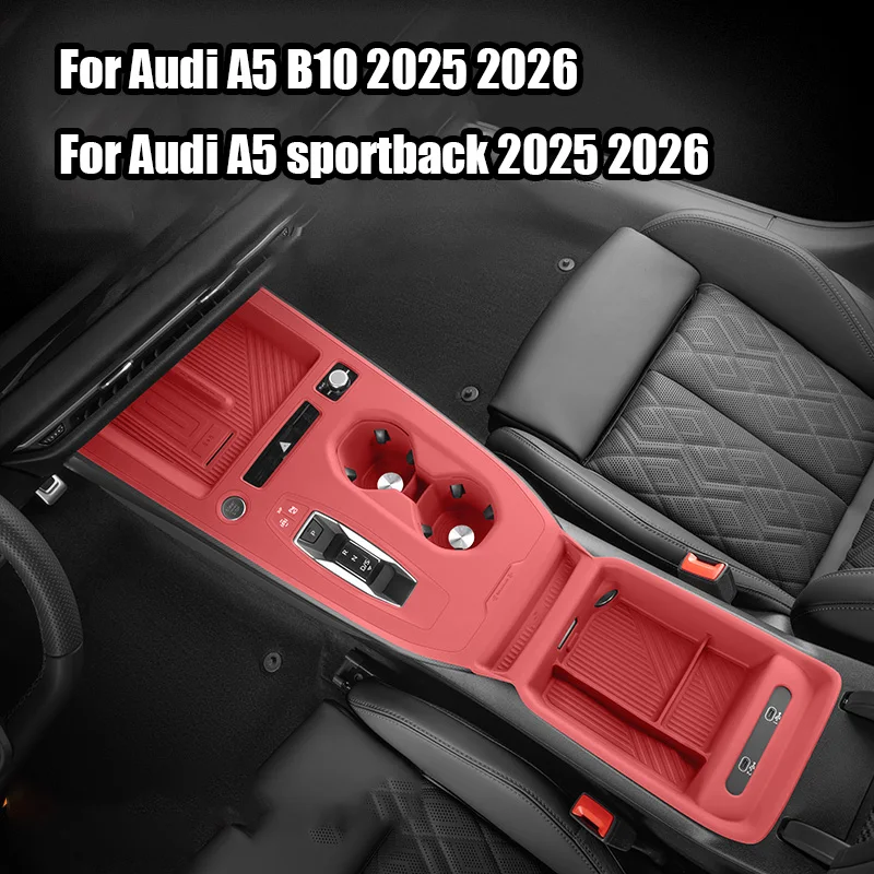 For Audi A5 B10 A5 sportback 2025 2026 All inclusive silicone protective pad for central control gear shift panel