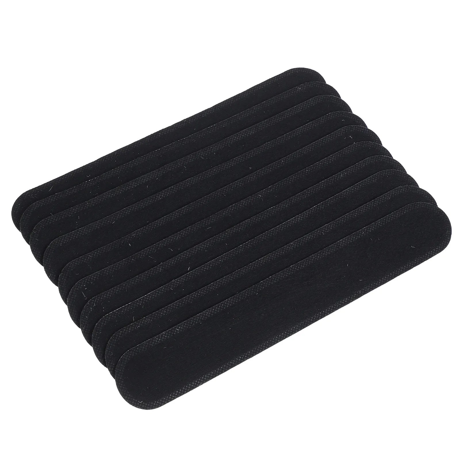 

30 шт. одноразовых впитывающих прокладок от пота для головных уборов, кепок, рубашек, блузок, футболок, вкладыши для шляп, подушечки для головных уборов, черные