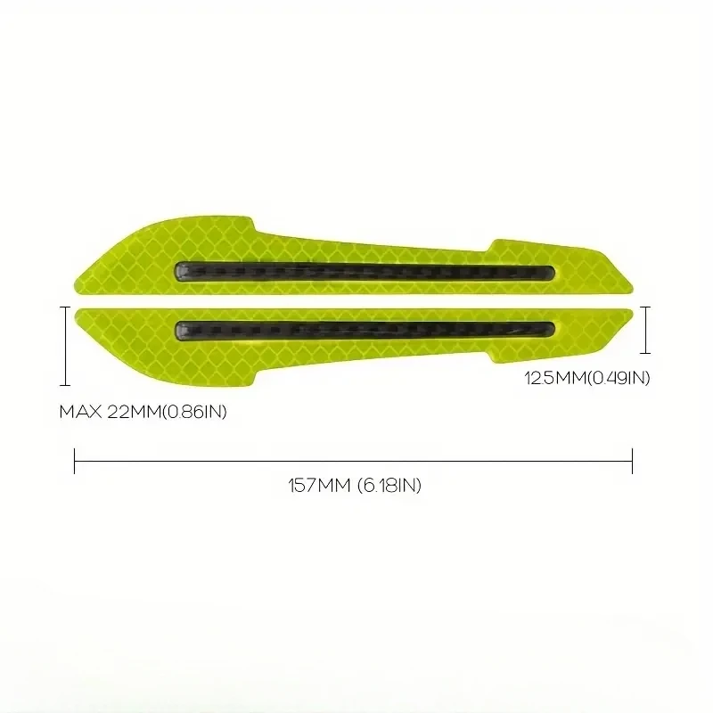 سيارة عاكسة ملصقات الزخرفية ألياف الكربون مرايا الباب عجلة الحاجب لهوندا CRV أكورد HR-V Vezel صالح مدينة سيفيك كريدر Od
