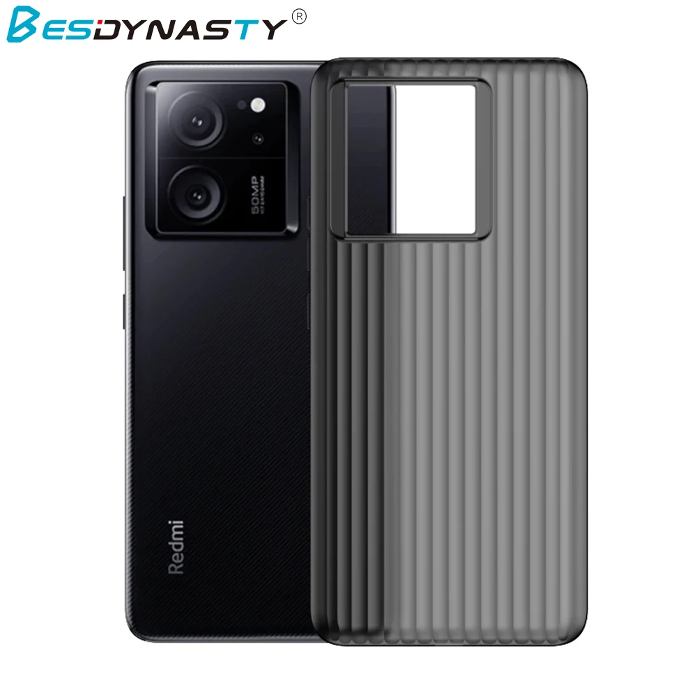 Luxury Slim 0.5MM Matte uneven Phone Case For Xiaomi Mi 13T Pro Redmi K60 Ultra Cover Corrugated Clear Hard PP Back Cover Funda