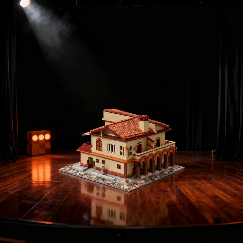 

6101pcs MOC Roman Insula With Bakery Architecture Model Building Blocks Creative DIY Gift Display Decor Assemble Premium Adult