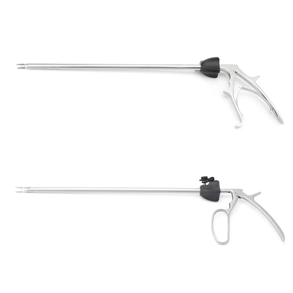 Laparoscopic 5mm,10mm Titanium Hemolok Clip Applier,Single/Double Action Titanium Hem-O-Lok Titanium Ligation Clip Applicator