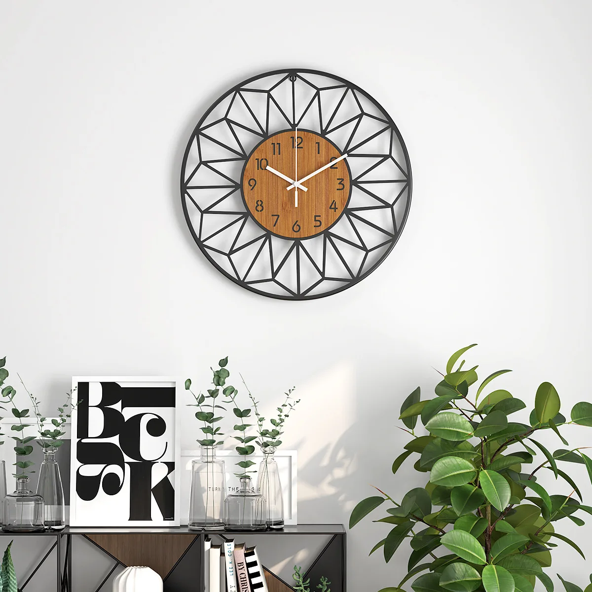 

Peacock Creative Wall Clock for Home Decoration, Simple Living Room