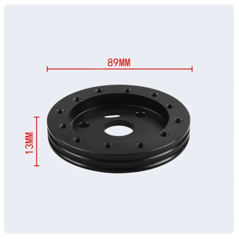 

Переходник ступицы рулевого колеса, 6 отверстий в 3 отверстия, 0,5 дюйма, 1 дюйм, серебристо-черный