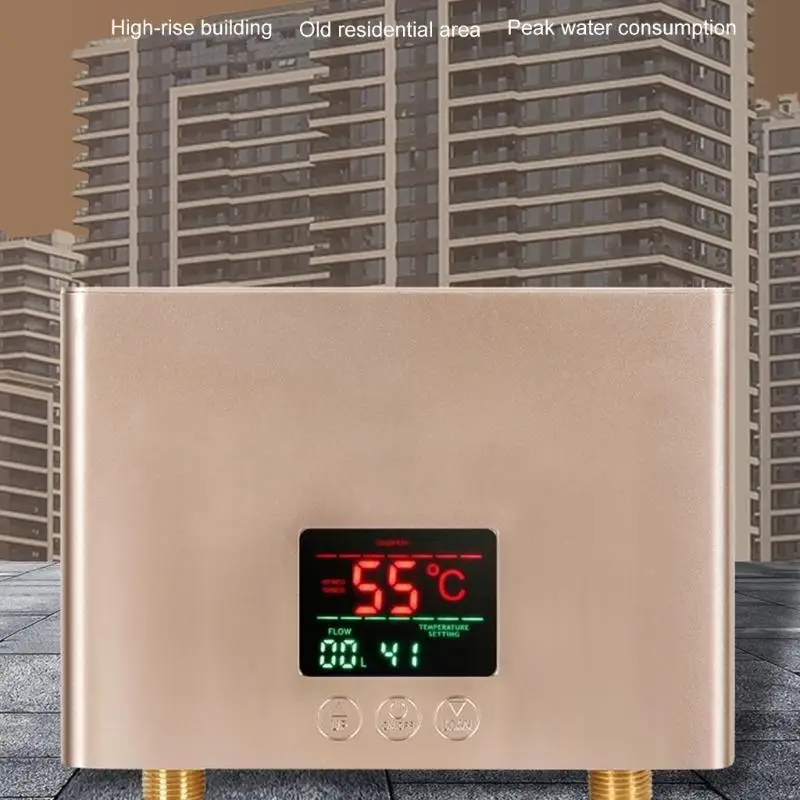 U1JE Năng lượng hiệu quả dưới nước nóng nước nóng Đèn LED Đèn LED Hiển thị máy nước nóng nước