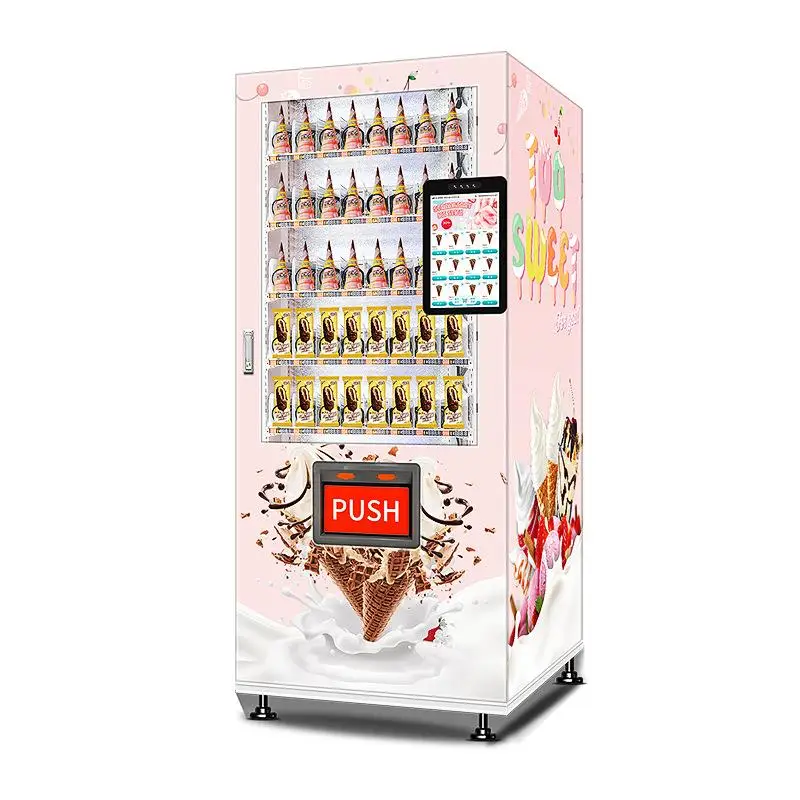 Distributore automatico di gelati morbidi per yogurt per auto a gettoni