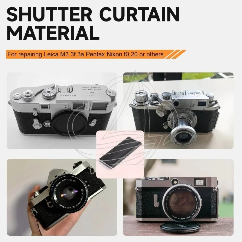 Camera Shutter Curtain Repair Material Replacement Accessories for Classic Rangefinder Film Camera