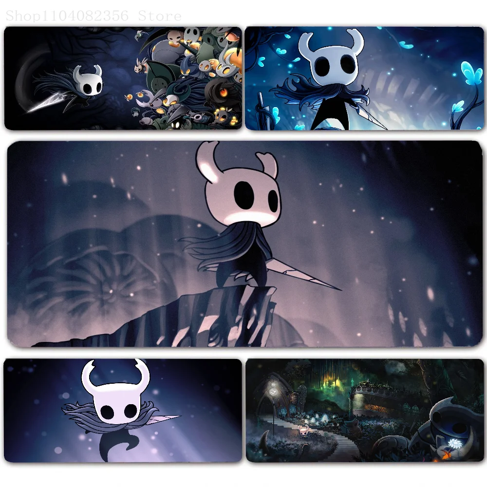 H-Hollow Knight Mousepad Non-slip Suitable For Office Computers Laptops E-sports Game Desk Mats XXL Keyboard