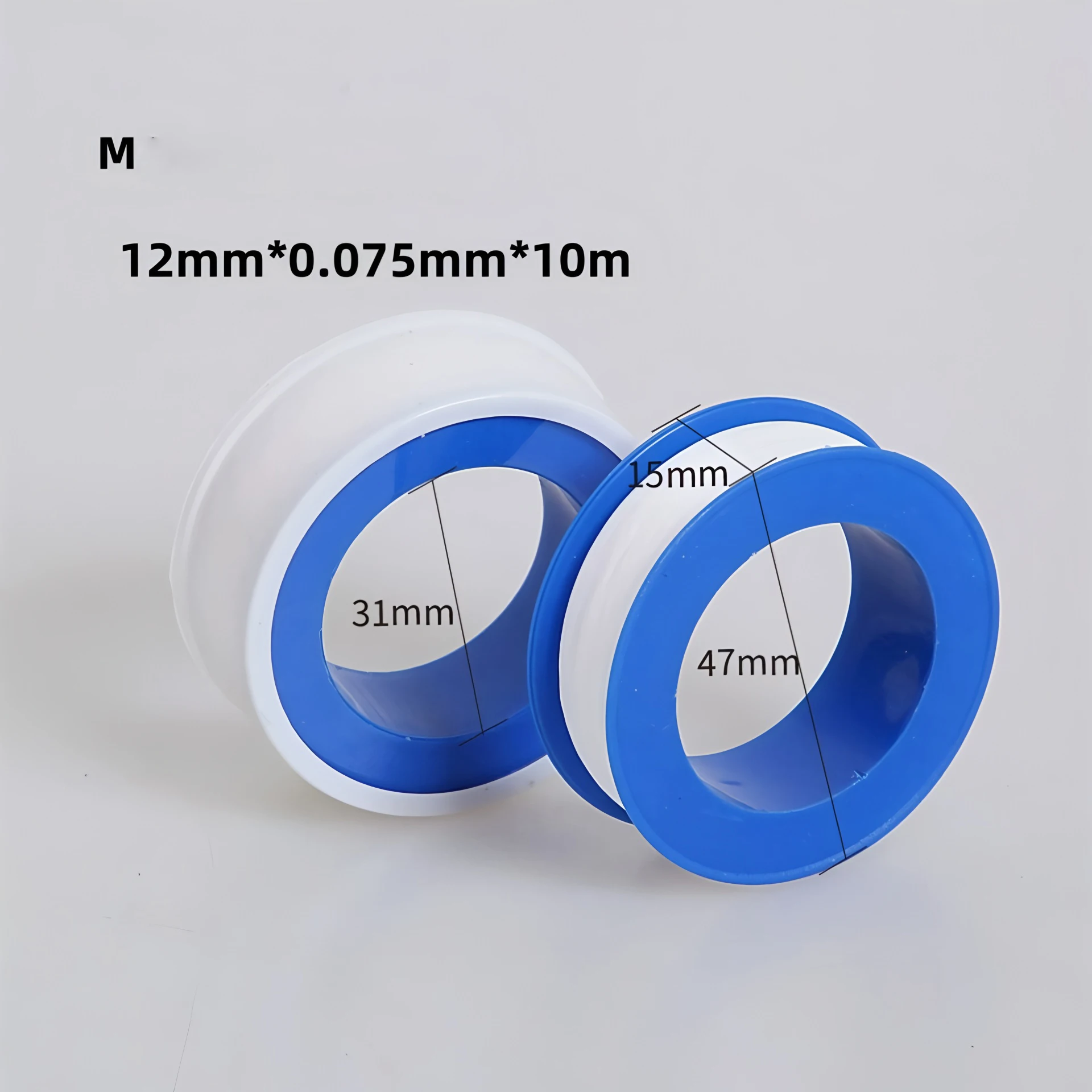 Teflons-Klebeband, PTFE, wasserdichtes Klempnerband, Rohrabdichtung, Sanitär-Gewindeband, Wasserdichtungsdichtung für Zubehör für Dusche, Klempner