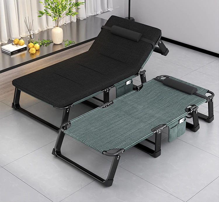 

Folding bed single household adult simple escort bed office lunch break recliner outdoor