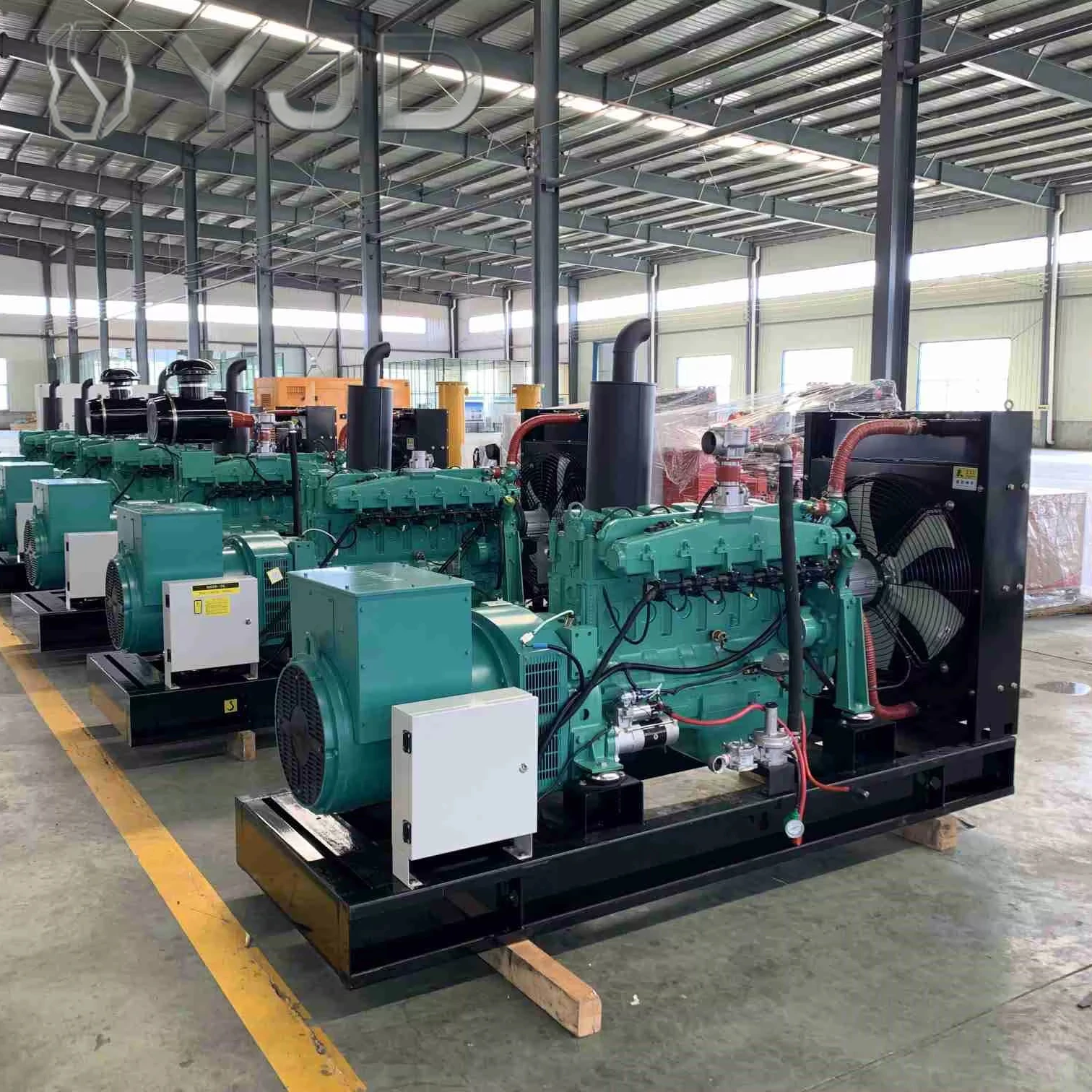 Bio Gas Syngas Biomass Lpg Lng Cng Electric Methane Biogas Wood Gas Turbine Generators With Soundproof Canopy For Sale