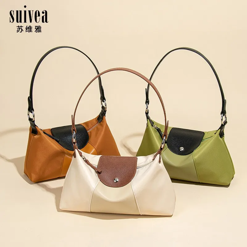 

Designer High-End Nylon Women's Crossbody Bag Fashionable Commuting Underarm Single-Shoulder Tote Bag Mujer