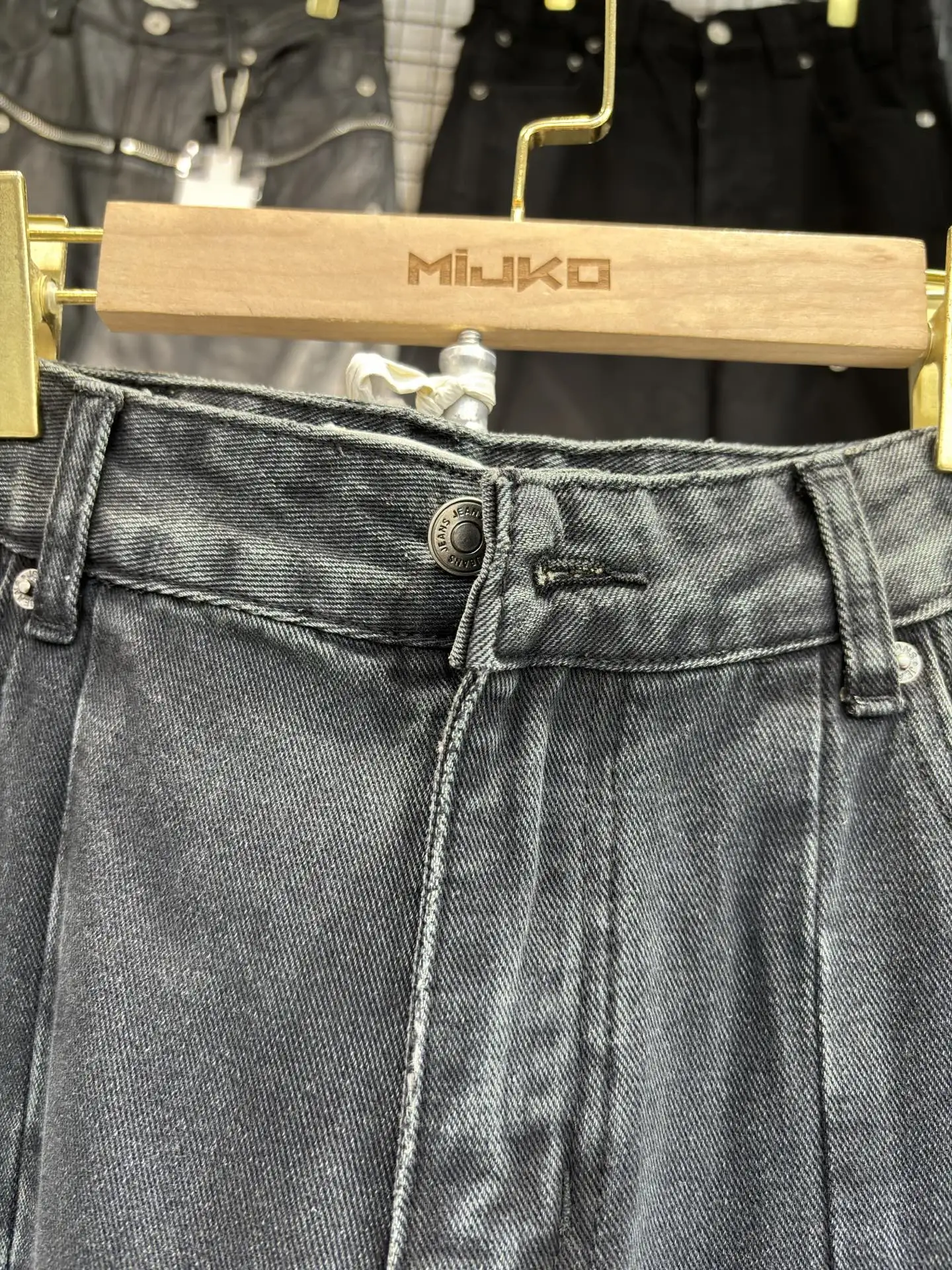 بنطلون جينز MIJKO متوهج للرجال والنساء قابل للغسل وقابل للفصل للجنسين #5