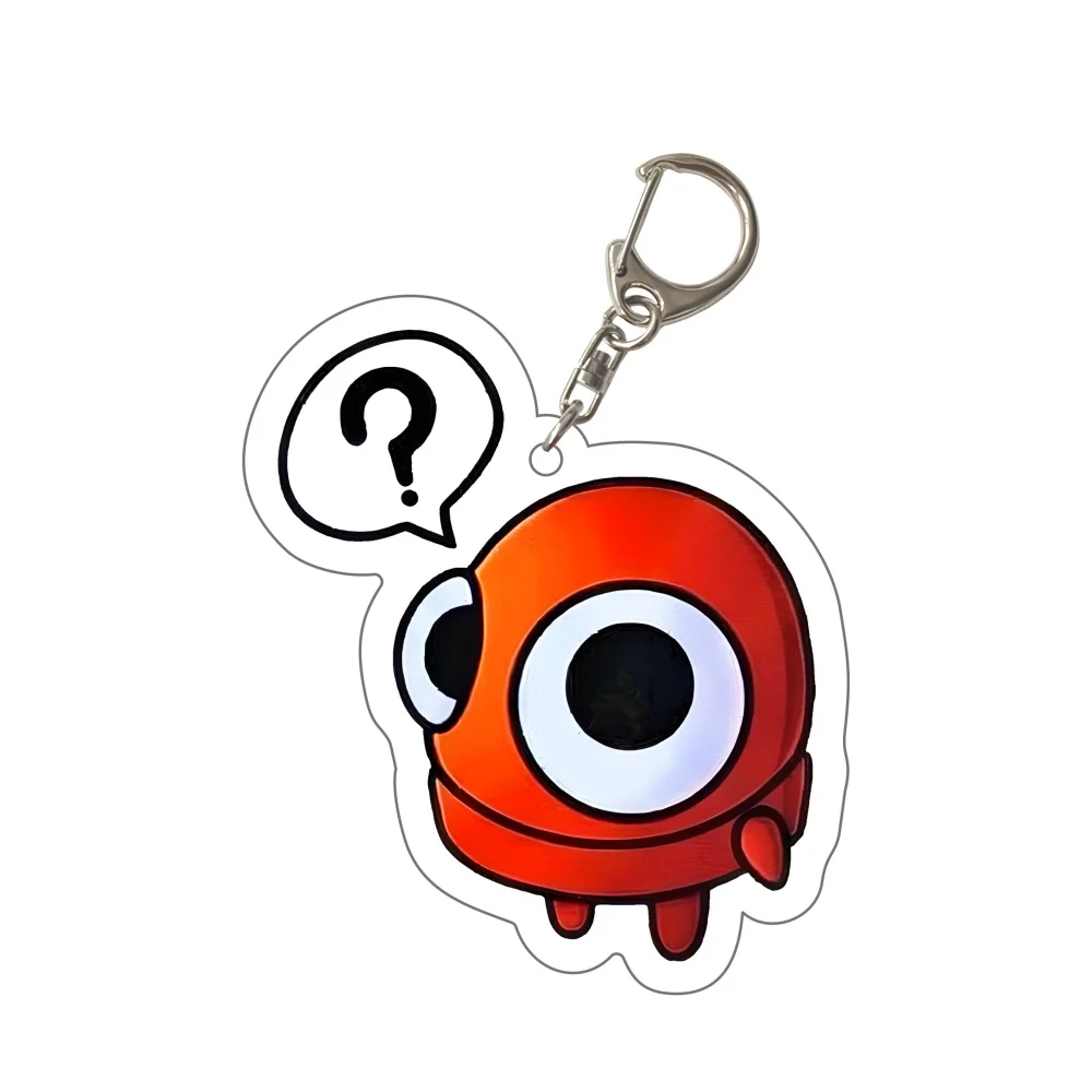 Funny Horrible Game R.E.P.O Keyrings Horror Keychain Llaveros Bag Accessories Key Chain Ring Jewelry Fans Gifts Pendant Charms
