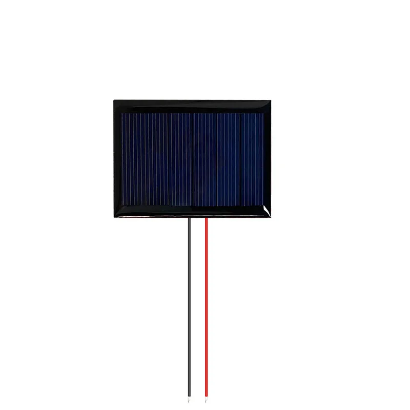 1 قطعة 1.5 فولت 2 فولت 3 فولت 4 فولت 5 فولت 5.5 فولت 6 فولت 50MA 60MA 80MA 100MA 120MA 150MA 160MA مع سلك صغير مستدير/مربع لتقوم بها بنفسك شاحن بالطاقة الشمسية