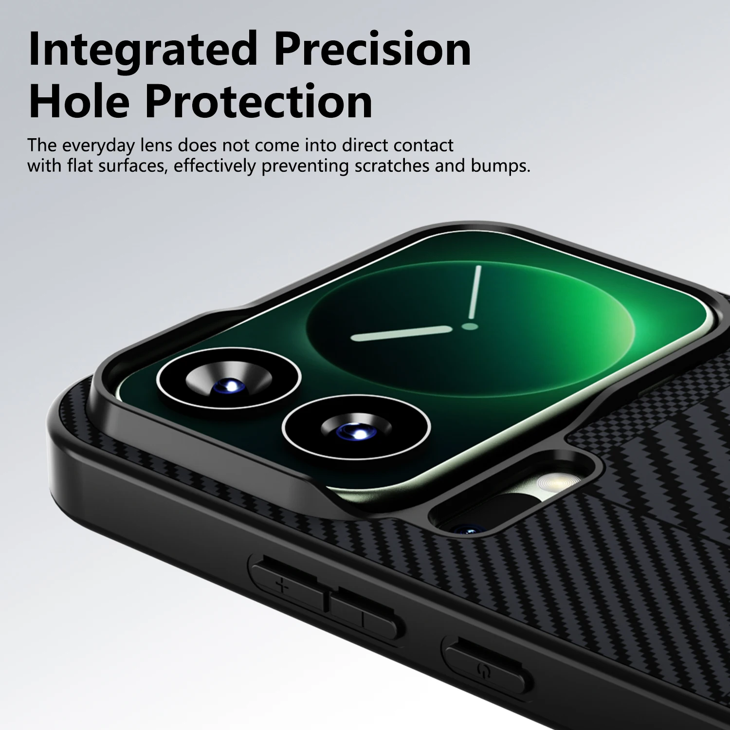 Funda Magnética con Carga Inalámbrica para Xiaomi 17Pro Max 17T Pro 17T, con Patrón de Fibra de Carbono y Lyocell, Compatible con Magsafe, Carcasa Protectora