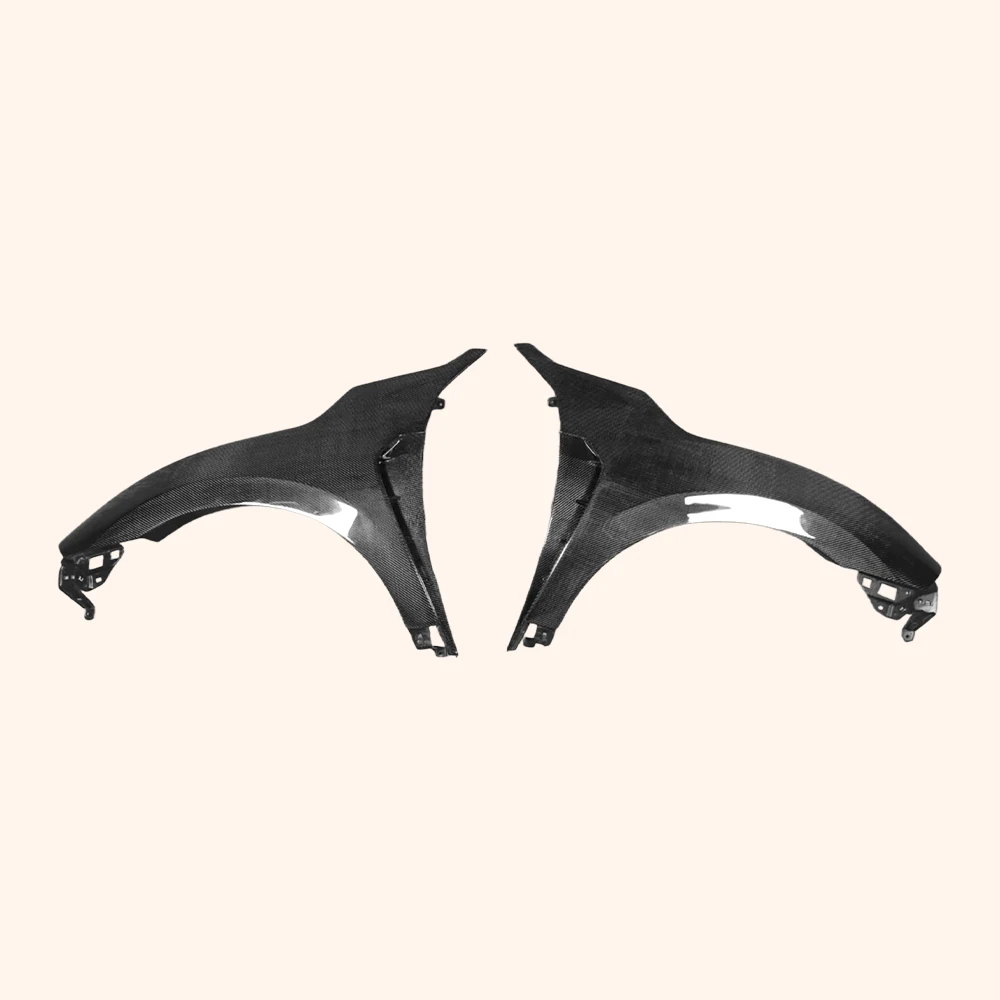 For  Type R FK8 17-21 Carbon OE Style Front Bumper Side Fender Pair