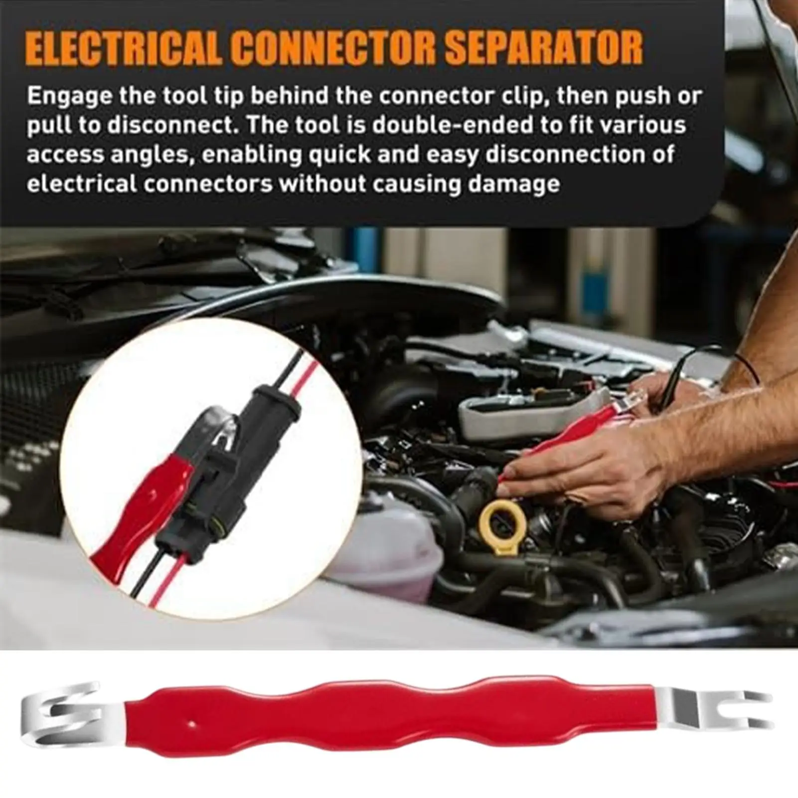 Electrical Terminal Connector Separator Automotive Electrical Connector Removal Double Ended Design Auto Repair Tools