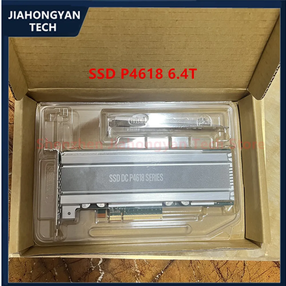 NEW P4618 6.4T PCIe AIC SSD Card HHHL PCIE3.0X8 NVME For Intel Solid State Drive