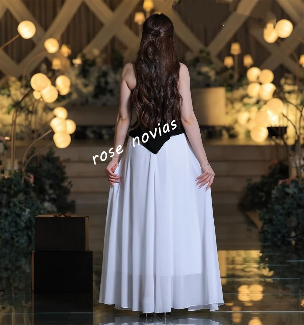 Abito da sera personalizzato di alta qualità con abiti lunghi senza spalline con strass Occasioni su misura Prom Elegante ospite di nozze per feste