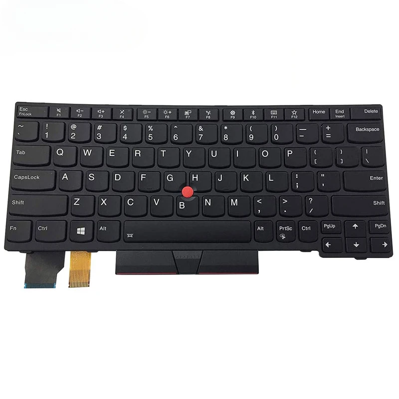 Replacement US Keyboard for Lenovo ThinkPad X280 X390 X395 (Not Fit X390 Yoga) Laptop (No backlight / Backlight)