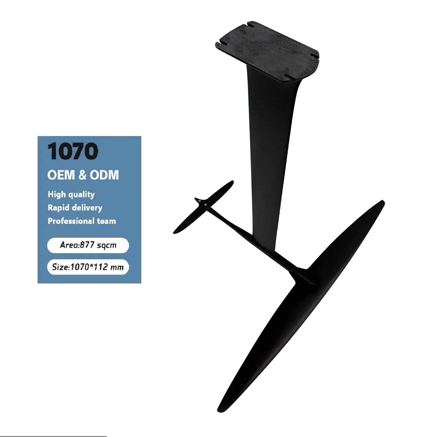 New Design Water Sports Carbon Fiber CY1070 Aluminum Alloy Fuselage Jumping Dock Star Surfing Foil Wings Hydrofoil