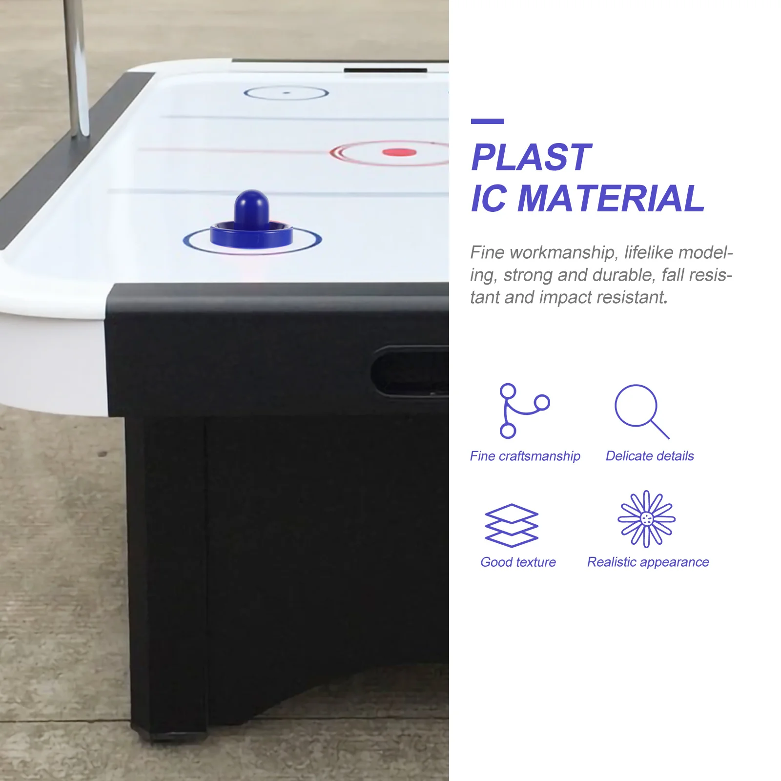 

1 set Air Pushers Pucks Set Plastic Hockey Parts For Arcade Room Family Night Play Area Hockey Accessories