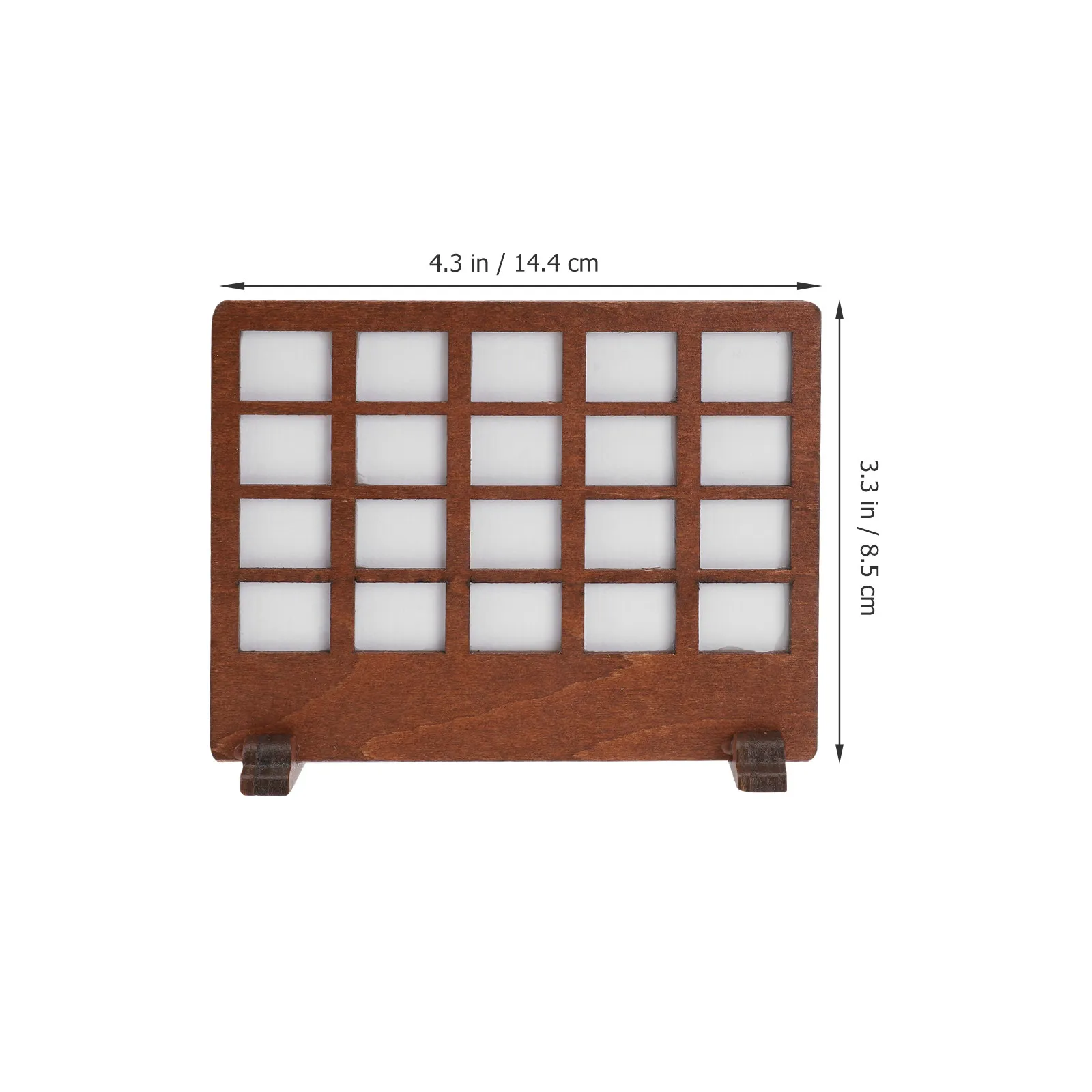4Pcs Mini Wooden Bench Set Lightweight Outdoor Indoor Garden Ornament Fairy Garden Decor Retro Screen Style Micro Landscape