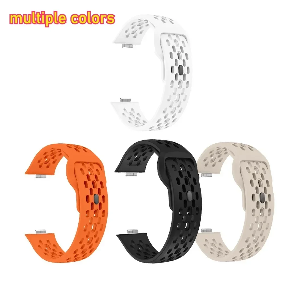 Silicone Strap for Huawei Fit5 5 Pro Unisex Lightweight Breathable Sport Replacement Soft Band Compatible with Huawei Fit 5 5Pro