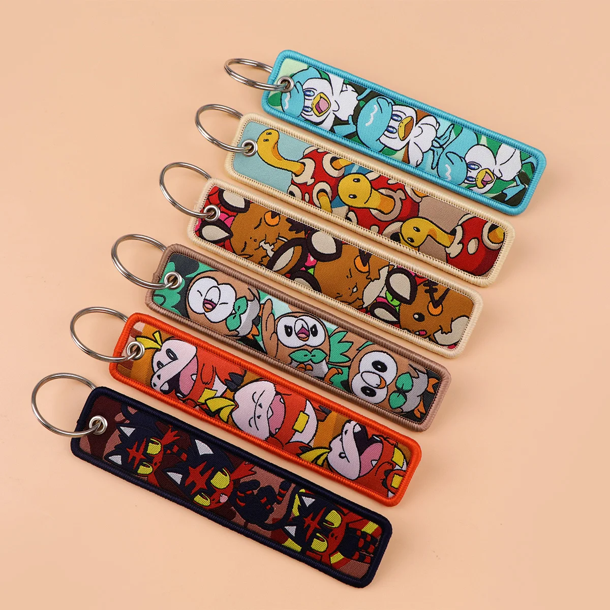 Cute Anime Animals Keychain for Car Motorcycles Cool Monster Keys Holder Keyring Women Men Fashion Jewelry Accessories Gift 1PCS