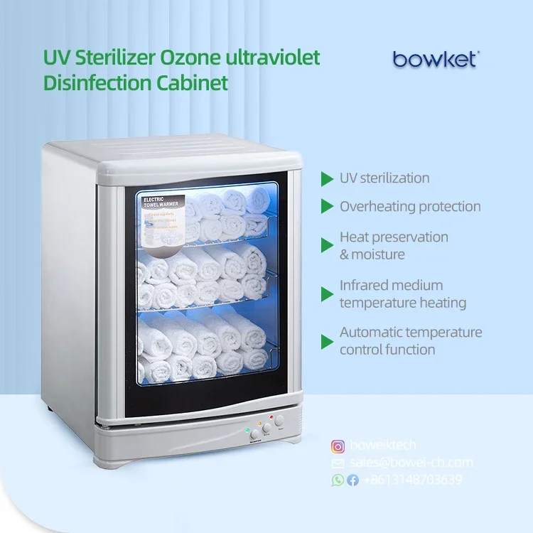 UV Sterilizer Electric Hot Towel Warmer Ozone ultraviolet Disinfection Cabinet