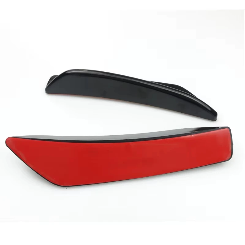4pcs Front Bumper Side Canards Fins Lip Splitters Air Trim For Mercedes Benz A Class W177 AMG A160 A180 A200 Car Accessories