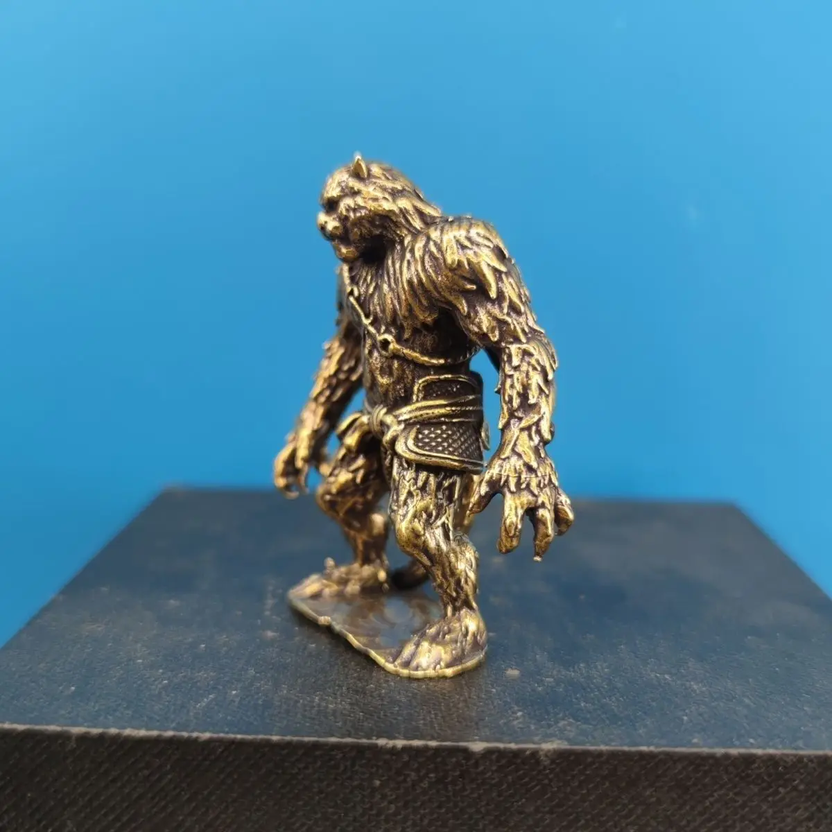 Fine Brass Demon King Tiger Vanguard Action Ornament