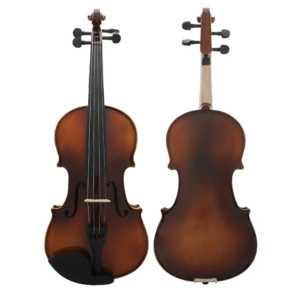 

Professional 4/4 Violin Maple Acoustic Violino Vintage Style Violin With Case Bow Beginner Students Kids Musical Instrument Gift