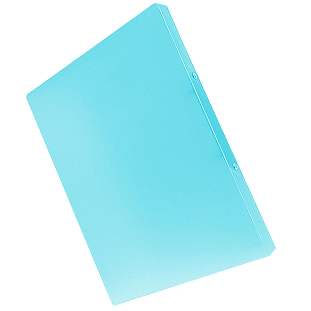 

3Pcs A4 Size Lever Arch File Folder Heavy Duty Spring Binder Standing Upright Storage for Papers Documents Blue