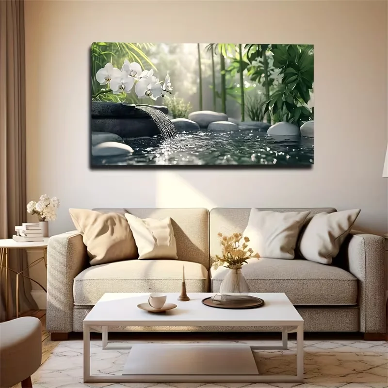 1pc frameless Canvas Painting Large 50x100cm (20x40