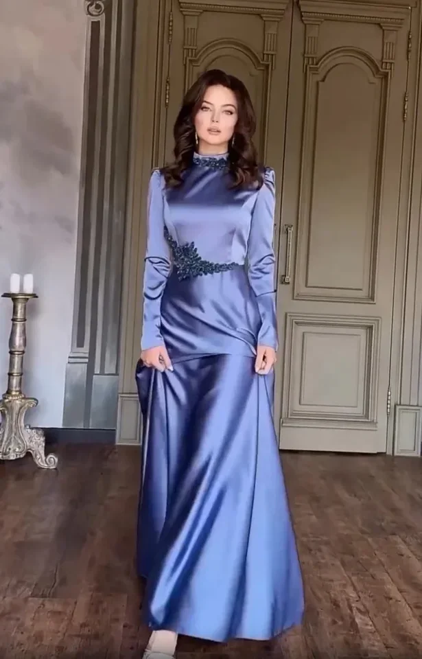 Women Party Dresses Abaya Appliques Ramadan Eid Muslim Morocco Kaftan Dubai Islam Arab Long Robe Jalabiya Vestidos Abayas 2025