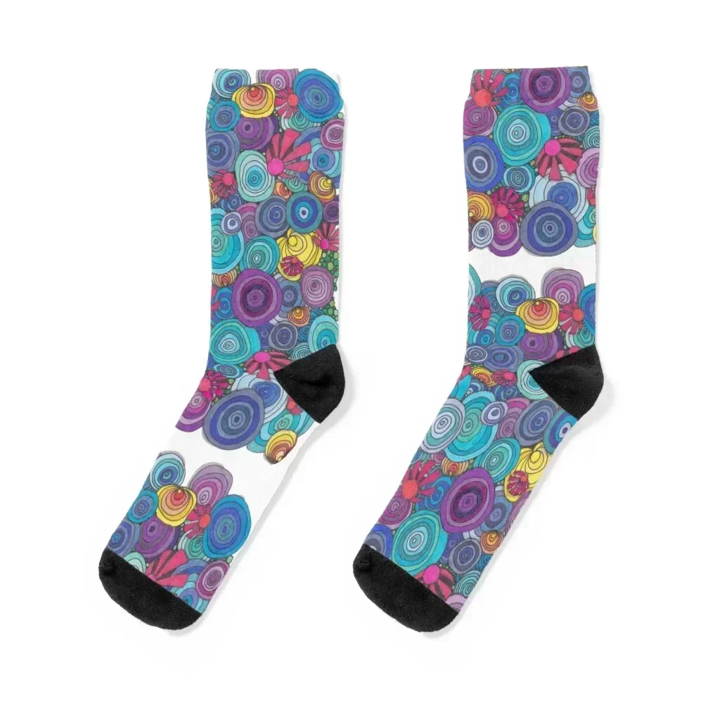 

Swirly Whirls Socks Stockings compression Men's funny gift hockey Men Socks Women's crazy hockey custom Socks Male Women's