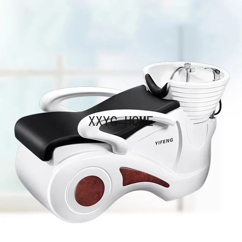 

Professional Hair Reclining Head Spa Bed Luxury Chair Shampoo Basin Japanese Washbasins Backwash Units Hairdressing