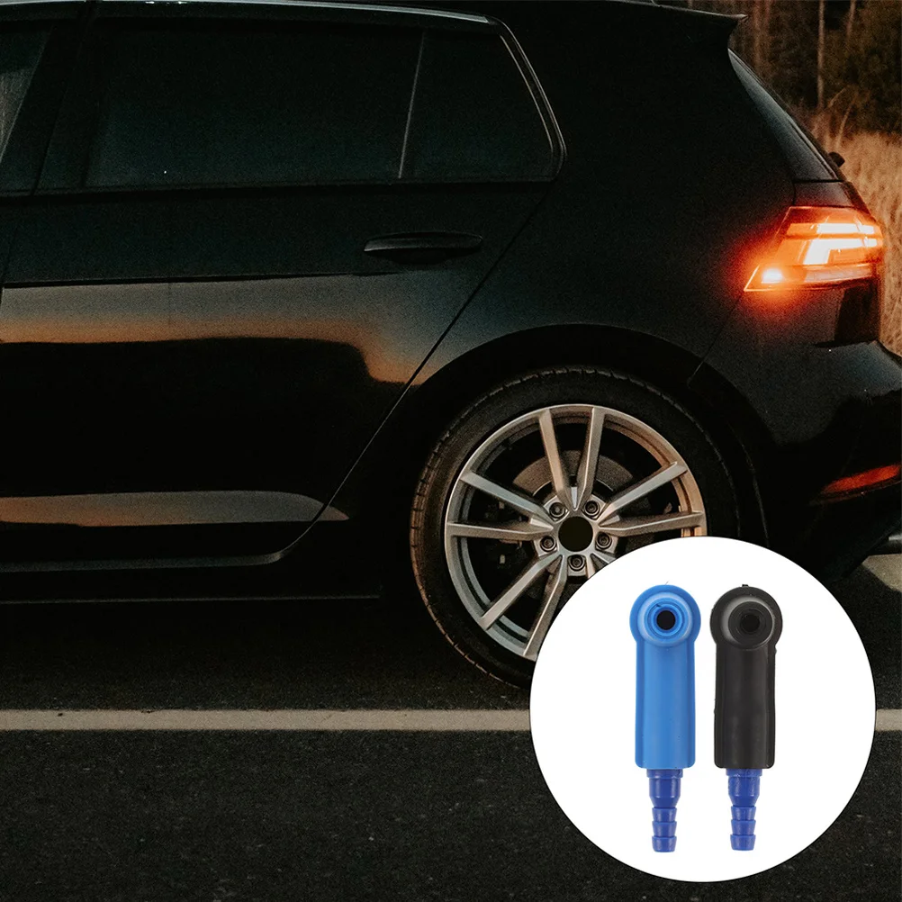 

12Pcs Brake Fluid Bleeder Exchange Connectors Blue Adapter Kit Fast Suction Hose for Cars Trucks Brake Bleeder Exchange Adapter