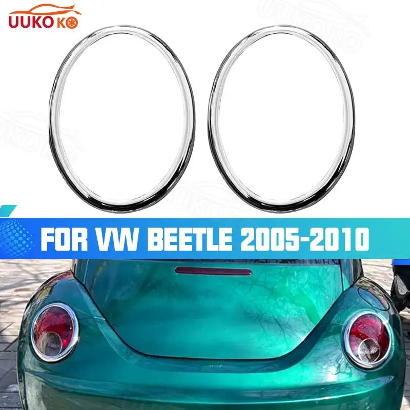 For VW Trim 2005-2010 Beetle Ring Headlight Lens Lamp Cover Shell Front Lamp Decorative Sticker Car Accessories tools